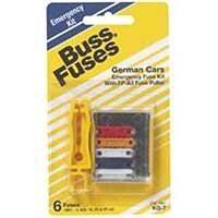 German Glass Automotive Fuse Assortment, 5 Pk