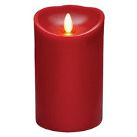 CANDLE 4IN HT MOVING FLAME RED