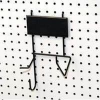 reciprocating saw pegboard hanger hook, black
