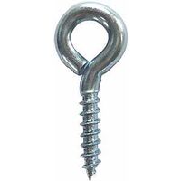 #12 Large Steel Eye Screws Zinc