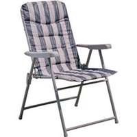 4855508 - PADDED FOLDING CHAIR GRN/BEIGE