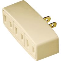 4865457 - IVORY 3OUTLET 2WIRE TAP/ADAPT