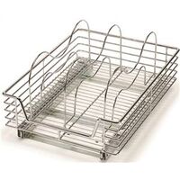 Cabinet Organizer Chrome Divider, 18" x 8 1/2" x 2"