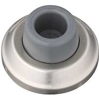 concave wall door stop, nickel