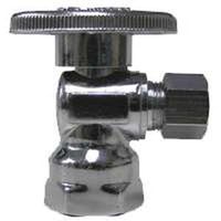 angle valve, 1/2fip x 3/8 od chrome