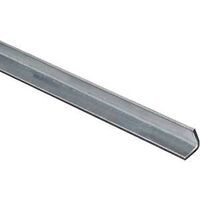 Zinc Plated Steel Angle, 3/4in. x 3/4in. x 6