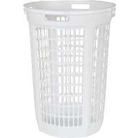 Two Bushel Clothes Hamper, 27" x 19" White