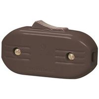 4892089 - CORD SWITCH - BROWN - CARDED