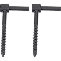 Stainless Steel Shutter Lag Pintel, 4in. Black