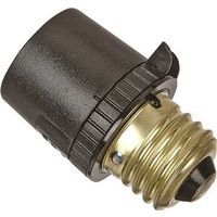 dusk to dawn photo cell light socket, black