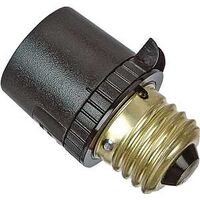 dusk to dawn photo cell light socket, black