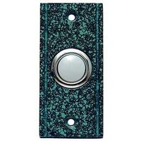 Stepped Edge Lighted Doorbell Button, Verde