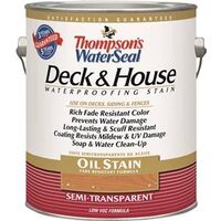 Thompsons Water Seal Deck & House Oil Stain, 1 Gal Cedartone
