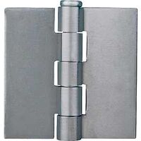 weld heavy weight blank door hinge plain steel, 2in.