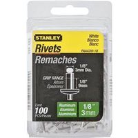 4930988-RIVET WHITE ALUMINUM 1/8 X 1/8