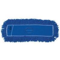 Synthetic Dust Mop Head, 5in. x 24in. Blue