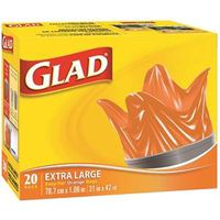 4940607 - GLAD ORANGE BAG X-LARGE
