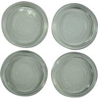 Round Plastic Caster Cup, 1 5/16in. Clear