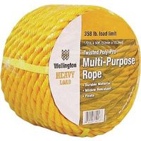 4969218 - TWISTED POLY ROPE 1/2X50 YLW
