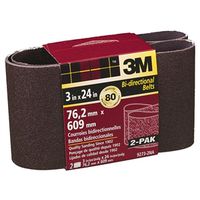 heavy duty sanding belt, 3in. x 24in.  medium