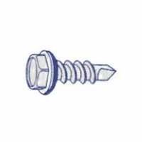 hex tapping screws, #12 x 1in.