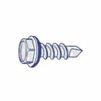 Hex Tapping Screw, #14 x 1"