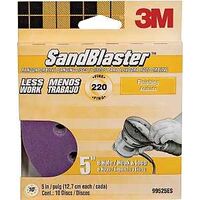 Eight Hole Sanding Disc 220 Grit, 5in. 10 Pk