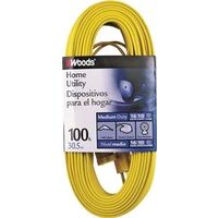 16/3 x 100' Single Outlet Extension Cord