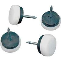 Plastic Base Glides Cushion, 1 1/8in.