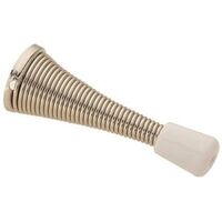 Spring Door Stop, 2 13/16in. Nickel