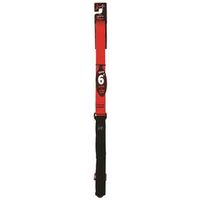 LEASH DOG 1IN 6FT RED         