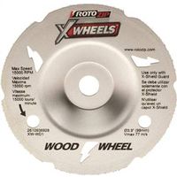 rotzip wood wheel, 4in.