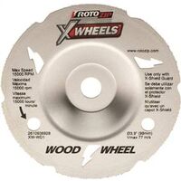 Rotzip Wood Wheel, 4in.