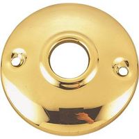 door knob rosette, 2 1/2in. brass