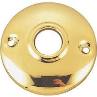 Door Knob Rosette, 2 1/2" Brass