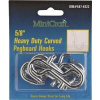 Heavy Duty Curved Peg Hook Us2C, 5/8in.
