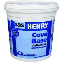 Henry Cove Base Adhesive, White 1 Gal