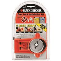 bi-metal door lock install kit