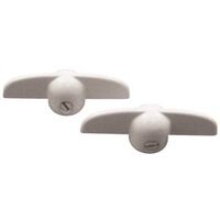  white t casement handle, 3/8in.