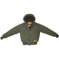 green hooded jacket, x-large