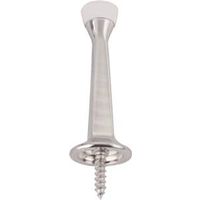 rigid door stop, 3 1/8in. white