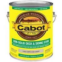 cabot voc deck stain, 1 gal cape cod gray