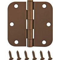 radial corner door hinge, 4in. x 4in. bronze