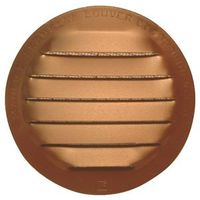 5224456 - 3" RND ALUM SCREEN LOUVER BRN