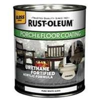 rustoleum gloss porch & floor coating, 1 qt white