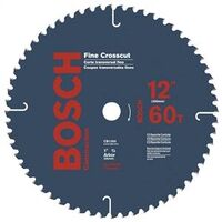 crosscut saw blade, 60 tooth 12in.