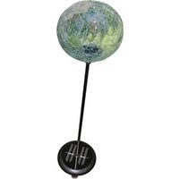 outdoor solar light stake, crackle ball