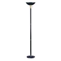 Torchiere Floor Lamp, Black
