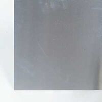 plain aluminum sheet, 1 x 2