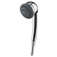 wall mount filtered shower head, chrome